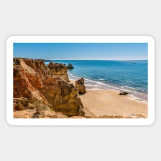 Praia da Rocha in Portimao, Algarve Sticker